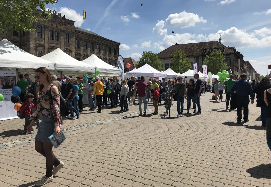 T3 beim Jobwalk 2019 Schlossplatz